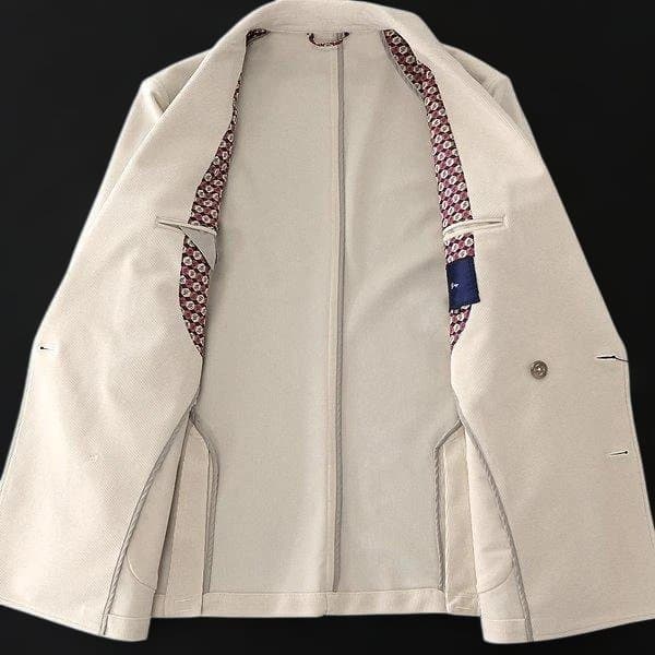 ジ*ン様 新品 ジーステージ ダブルジャケット 46(M) 白系 秋冬 G-st