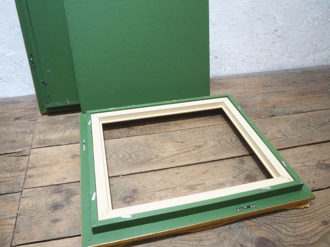 1291　レトロな額縁　F8　アートフレーム　油彩　水彩　画材　ビンテージ