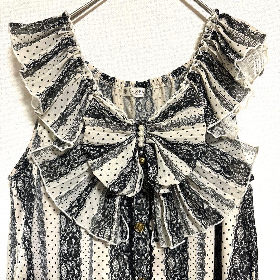 アクシーズファム　ビックリボン　フェアリーグランジ　y2k パール　バラボタン