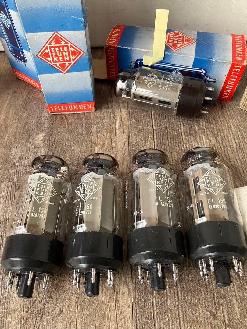 NishiTubes 様用　TELEFUNKEN EL156 真空管 6点セット