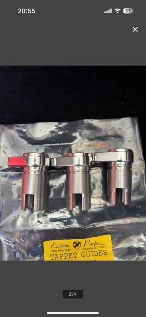 ハーレー　スポーツスター　アイアン　ビレッドタペットガイド　57-85XL 3個