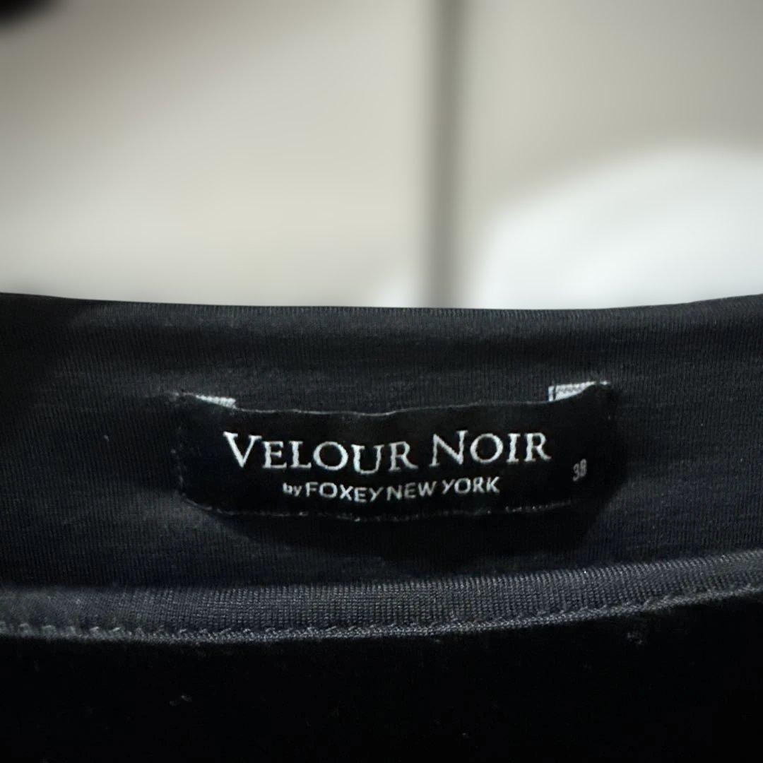 FOXY VELVET NOIR ブラックワンピース38
