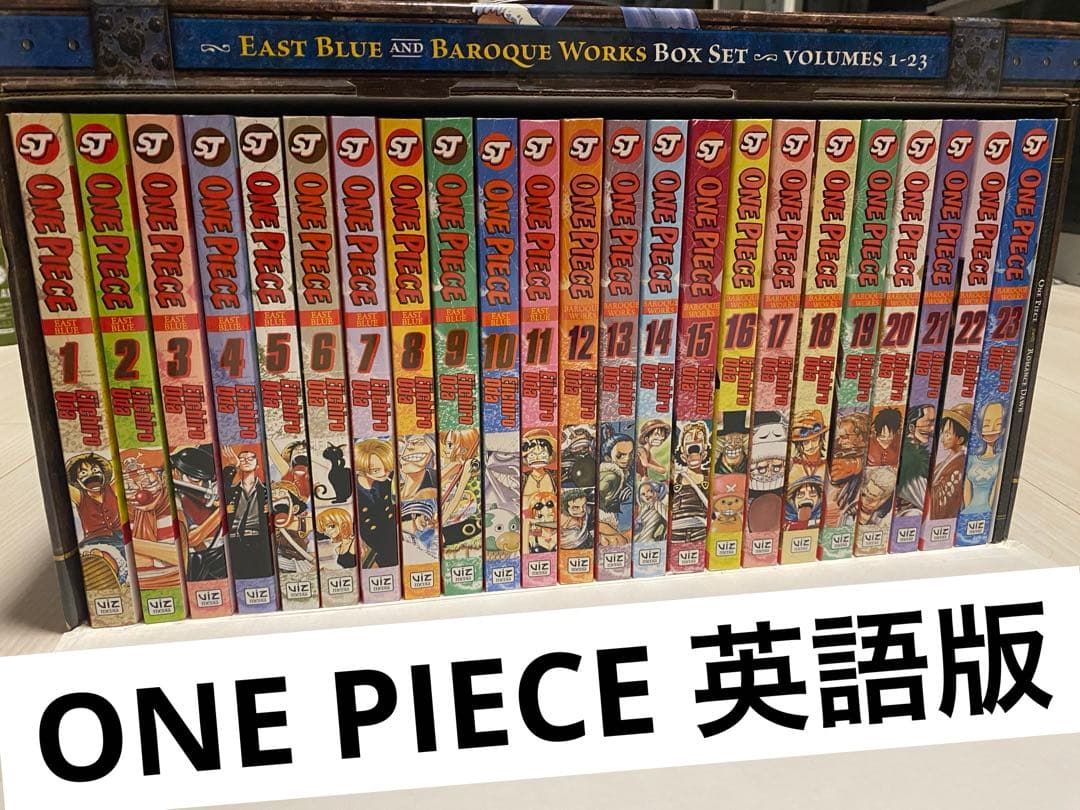 超美品！レア物　ONE PIECE 英語版 1巻〜23巻　特典ポスター付き