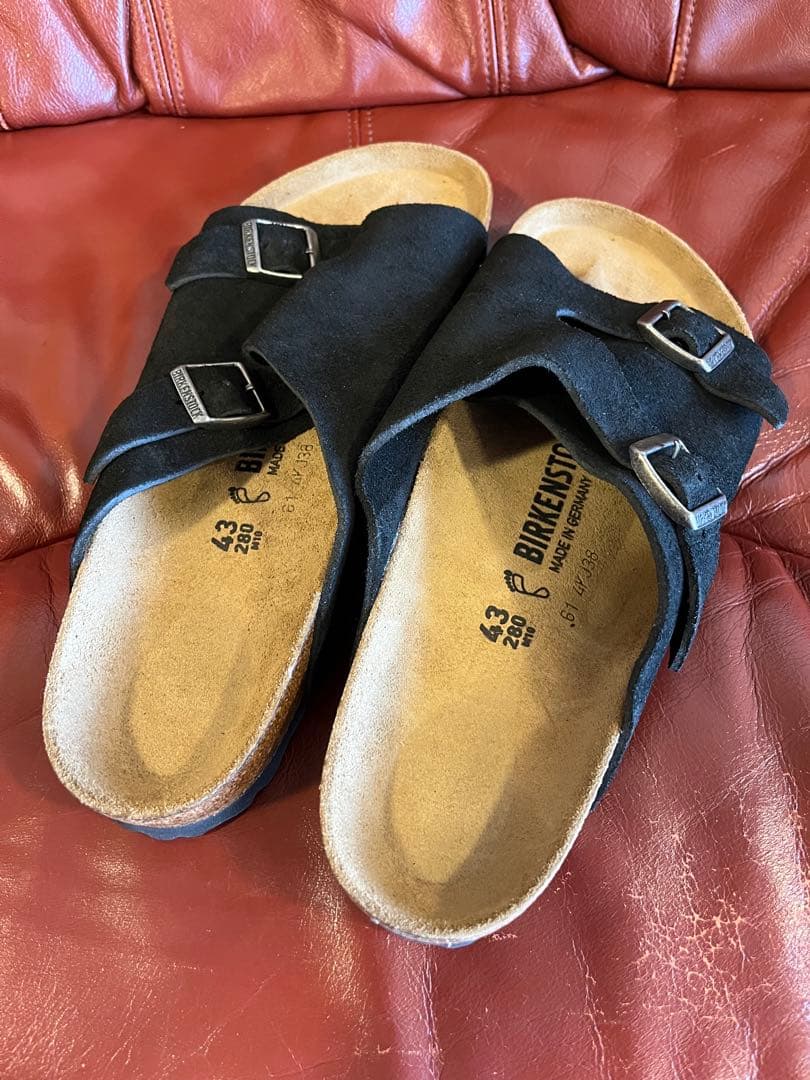 靴 Birkenstock Zurich Black 43