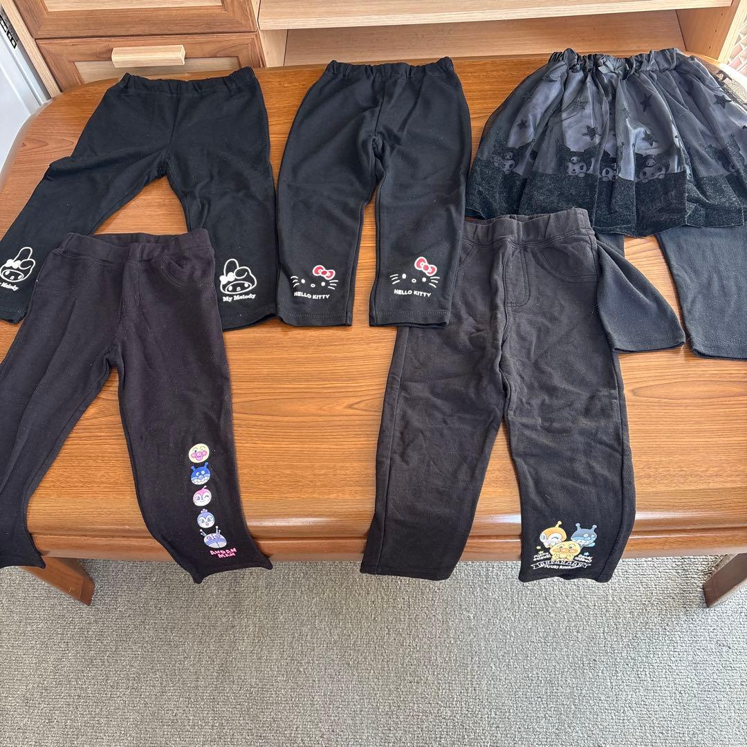 女の子服100サイズまとめ売り。トレーナー14点＆ズボン15点＆おまけ7点セット