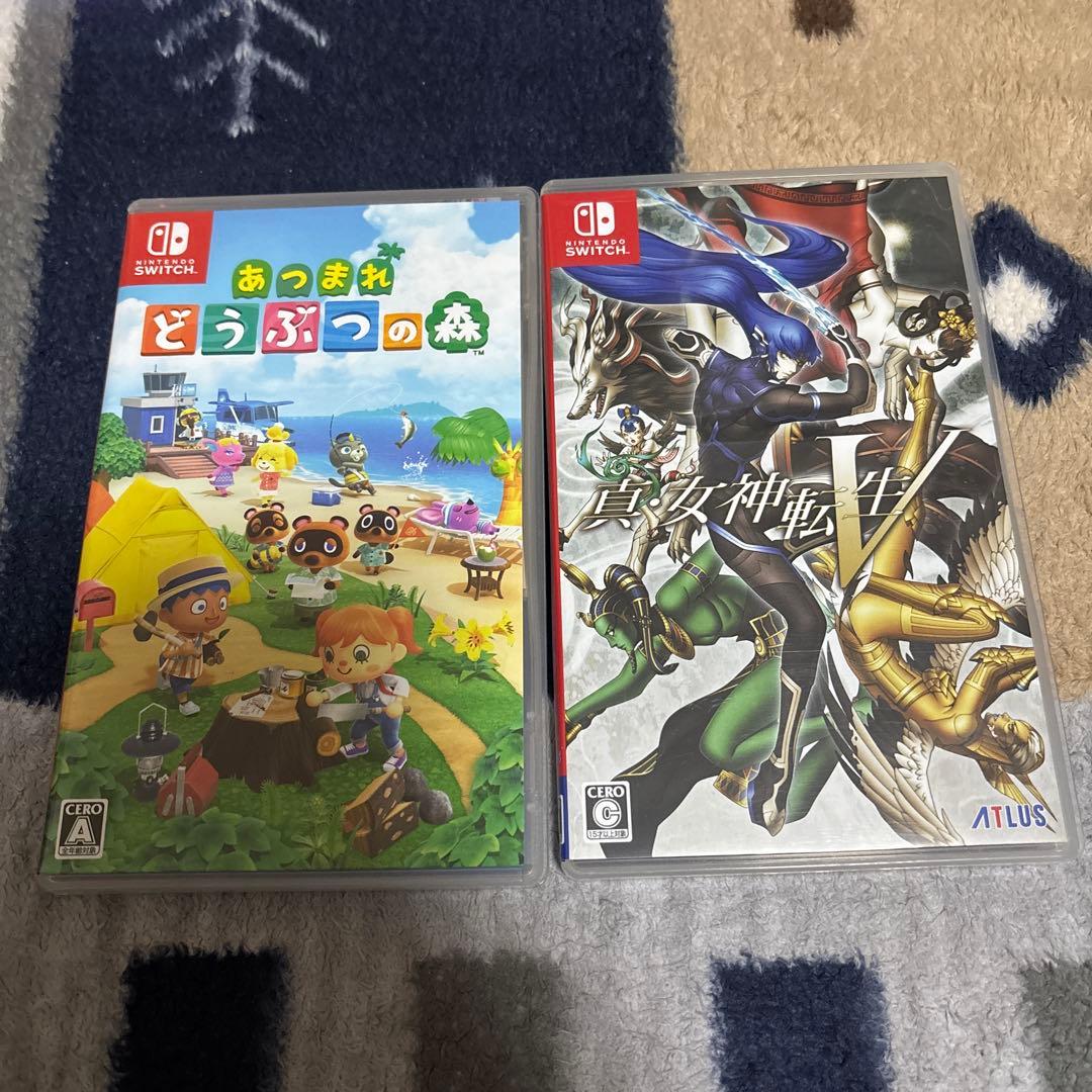 Nintendo Switch Liteターコイズとどうぶつの森、真女神転生V