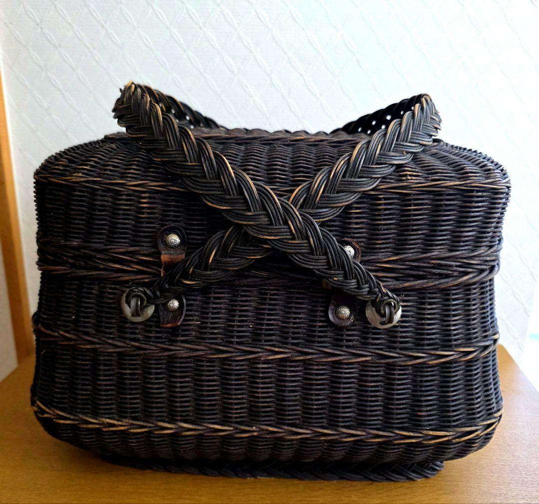 美品　フランス　アンティーク バスケット　籠　 パニエ　カゴ