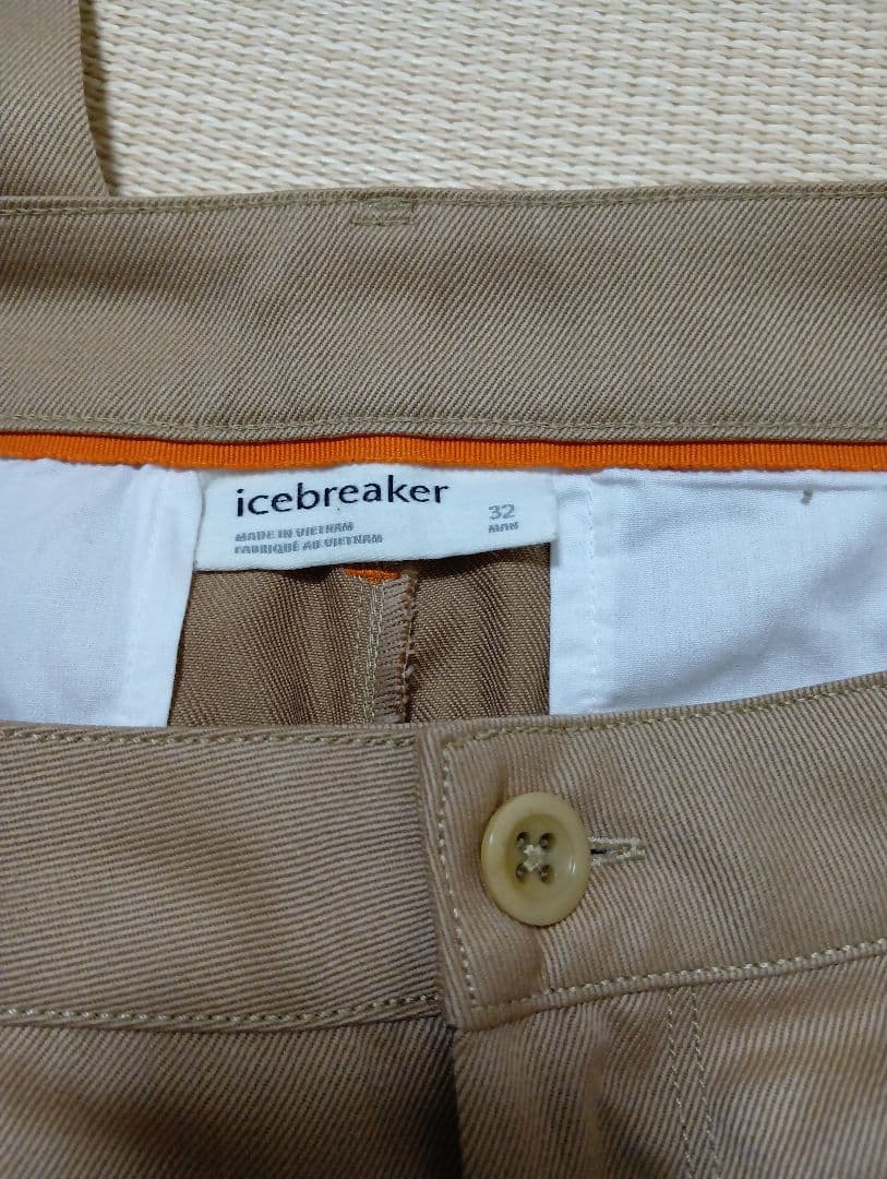 美品 icebreaker BERLIN PANTS ベージュ 32インチ