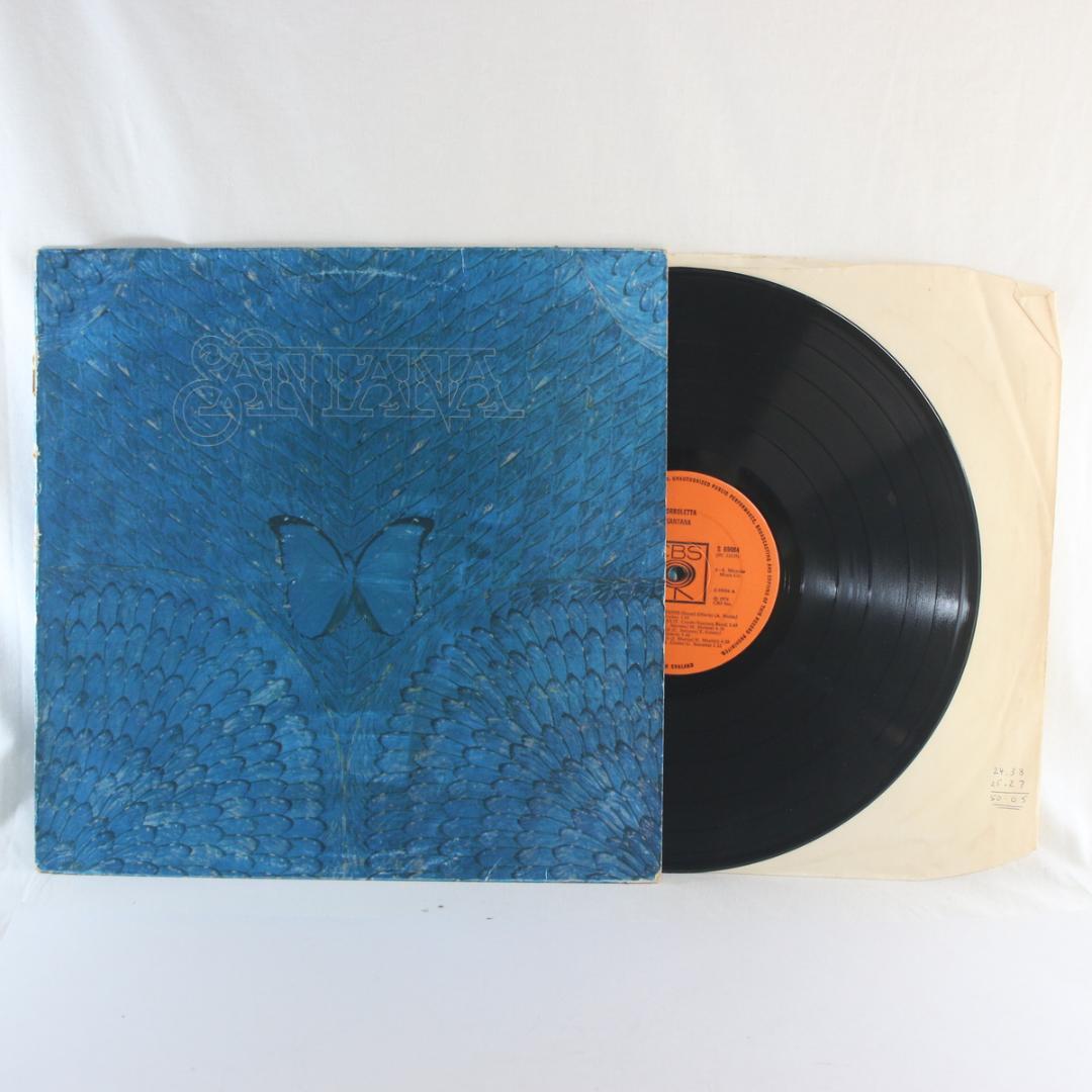 英LP Santana Borboletta UKオリジ 両面マト1の初回プレス