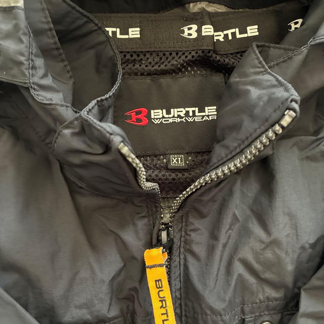 BURTLE ファン付き空調服 XL ブラック バッテリー付き