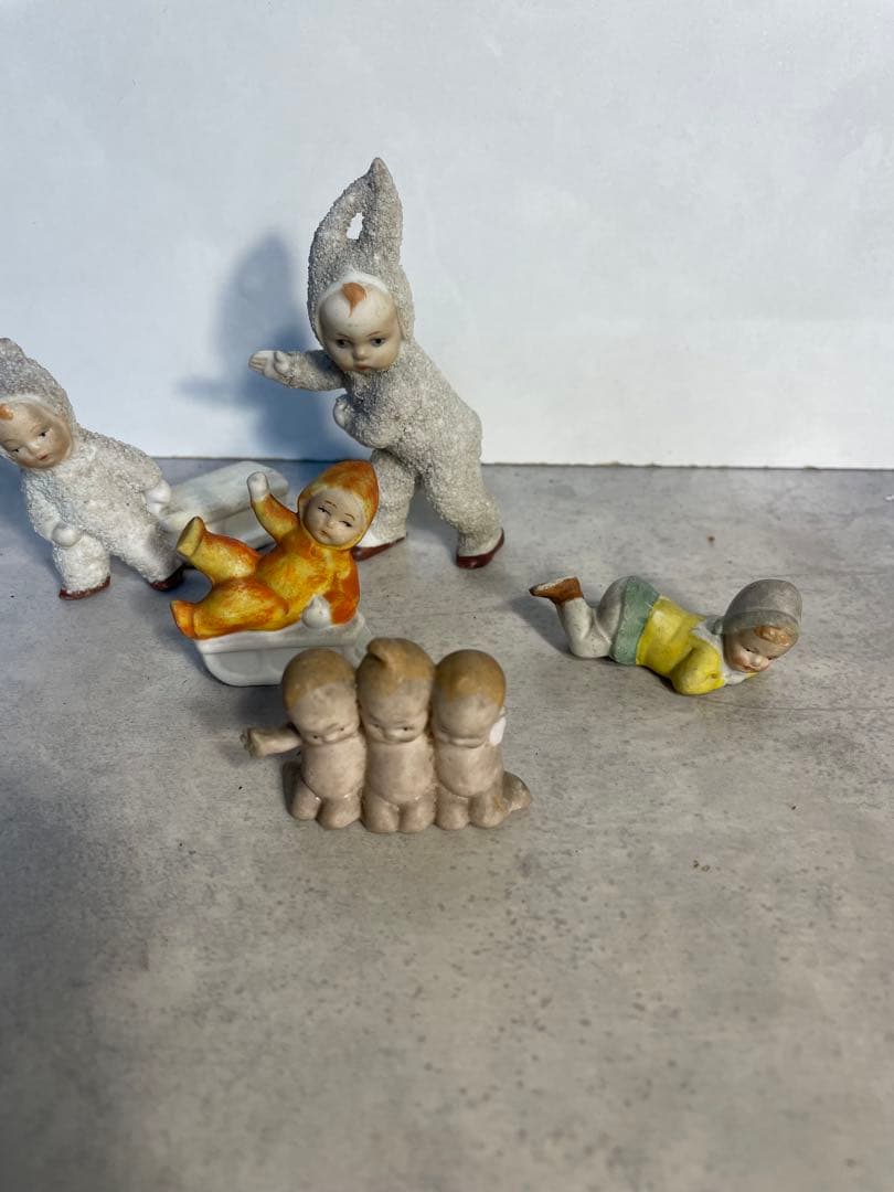 アンティーク Germany スノーベイビー 雪の子人形 1930 ビスクドール