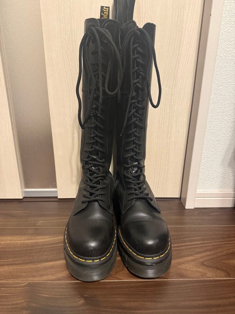 AUDRICK 20I BOOT/レースアップブーツ/BLK/レザー/レディース