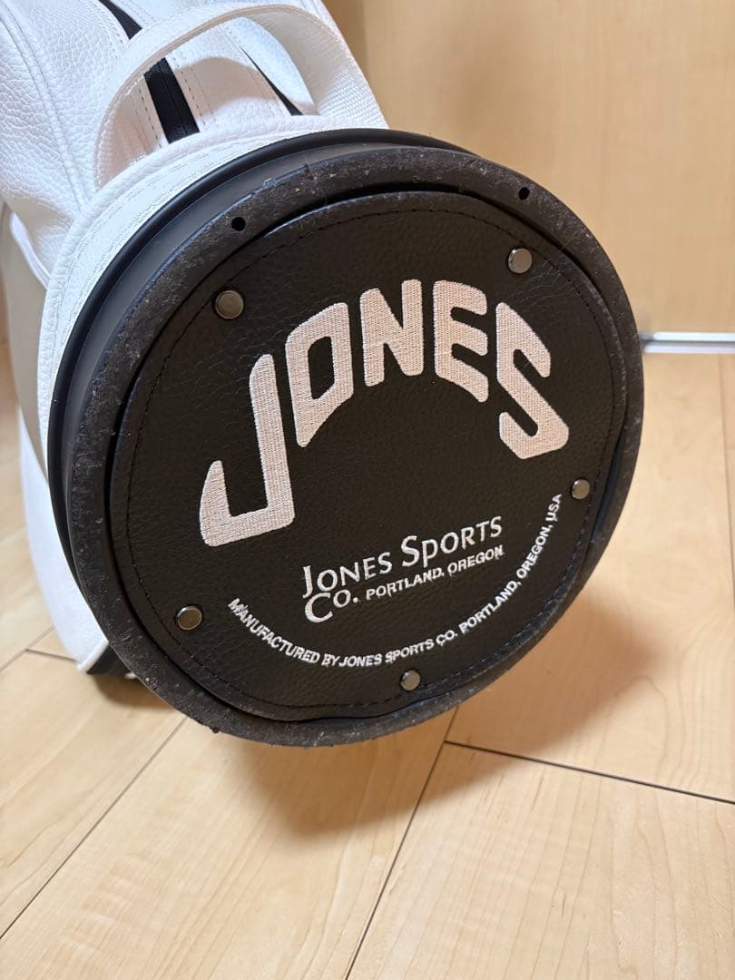 JONES キャディバッグ ホワイト/ベージュ