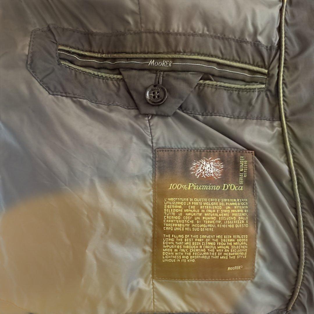 MOORER／ムーレー ／DIOGENE-LG／ダウンベスト／チャコール／48