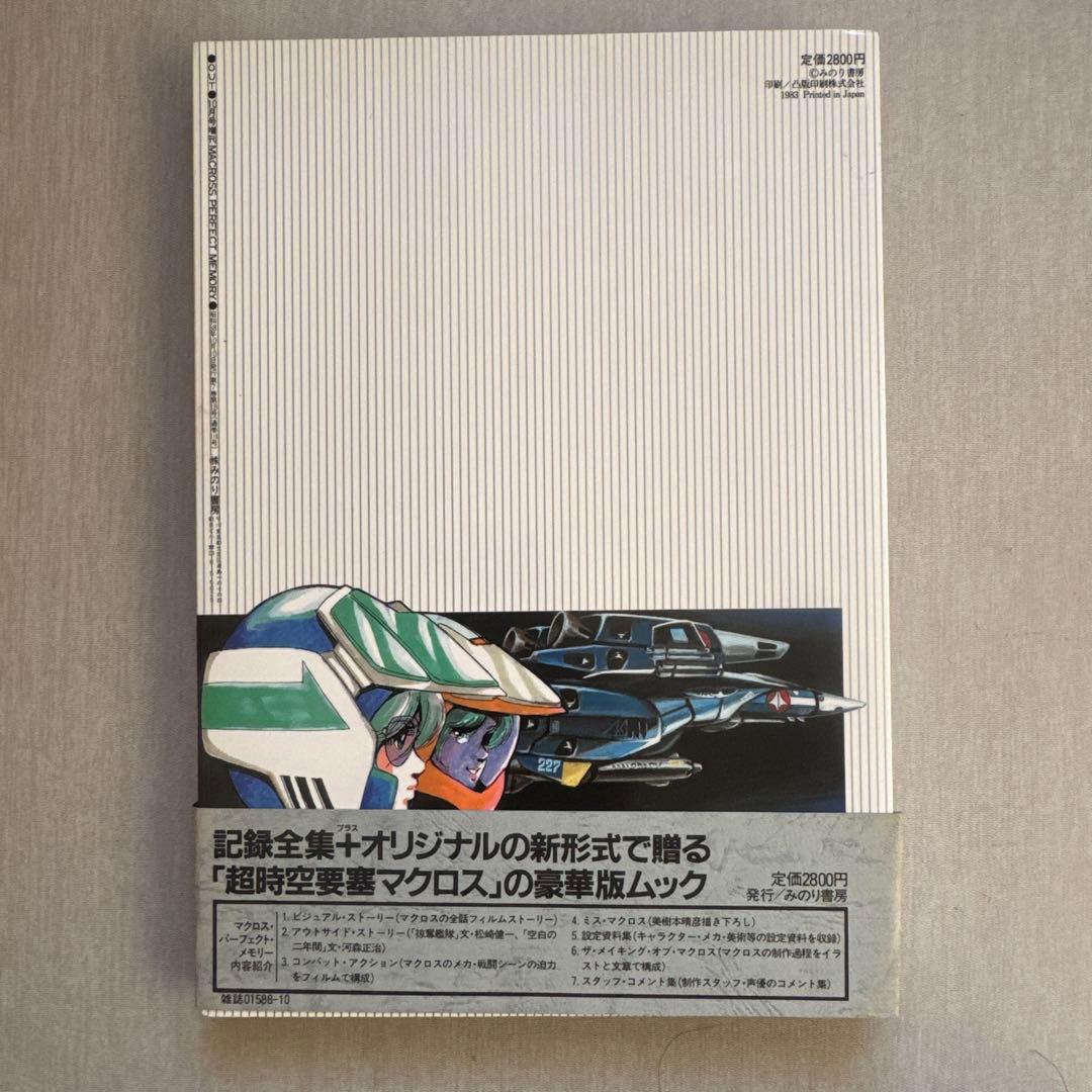 MACROSS PERFECT MEMORY みのり書房 付属ポスター付き