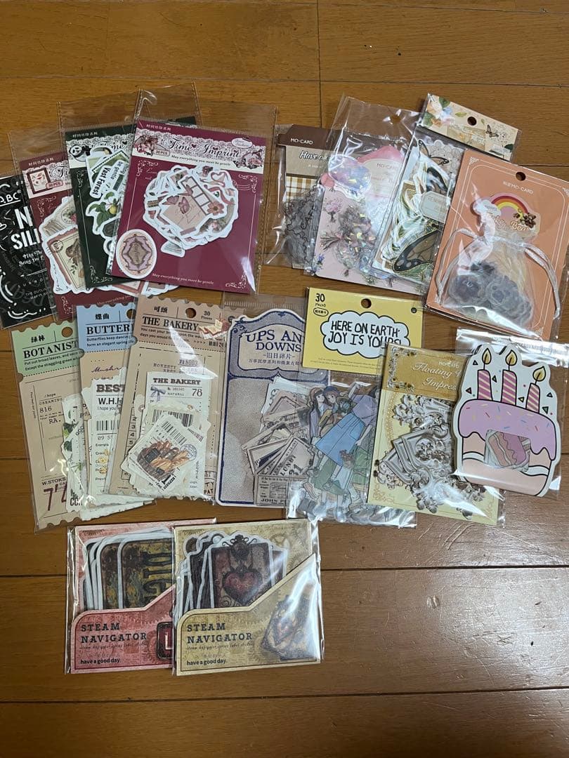 同梱不可 コラージュ素材70点以上まとめ売り