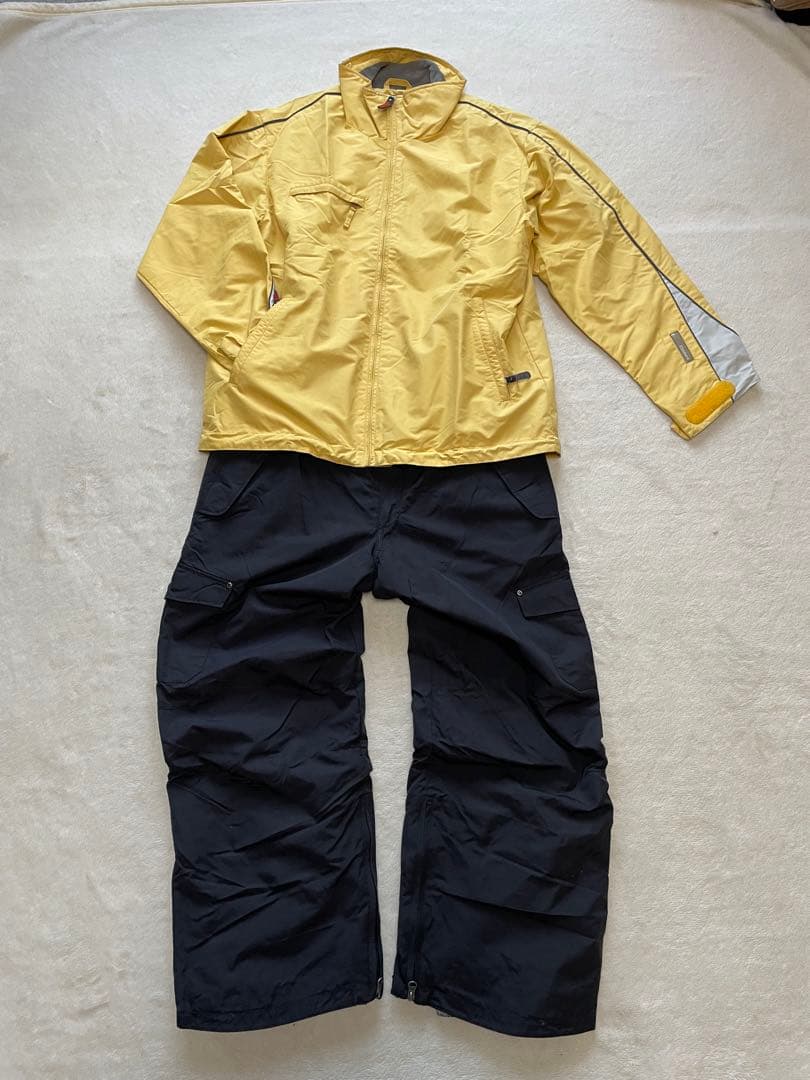 スノーボードウェアセット（イエロー/ブラック） 初心者 おすすめ セットアップ