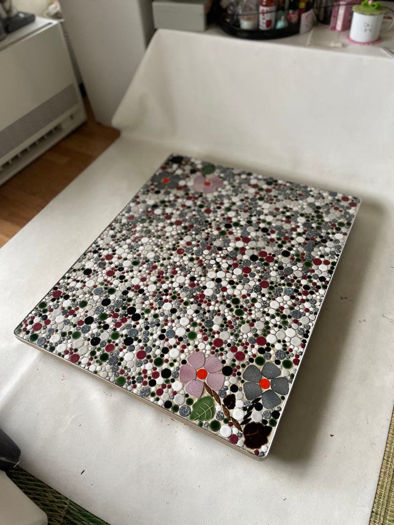 タイル タイル張り ストーブ台 薪ストーブ 石炭ストーブ ベレット 特大サイズ