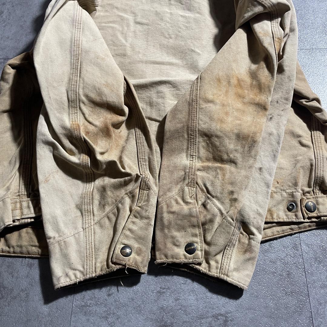 80-90s 星タグ USA製 ブラウン カーハート デトロイトジャケット M