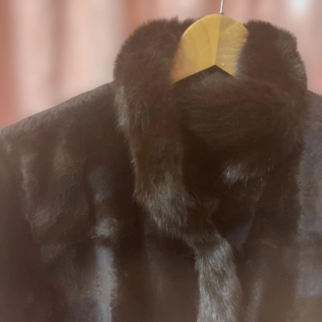 リバーシブルシルクラビットロシアンリスファーコート