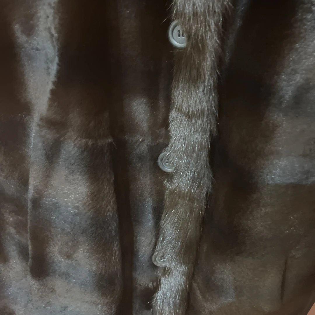 リバーシブルシルクラビットロシアンリスファーコート