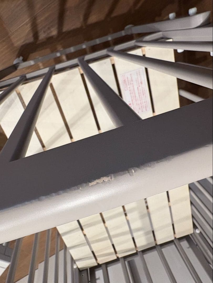 大和屋 ノモック nommoc Wオープン ハイタイプ ミニ ベビーベッドグレー