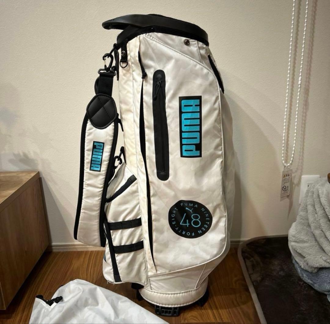 PUMA プーマ 軽量 9.5型 6分割 キャディバッグ カモフラージュ柄