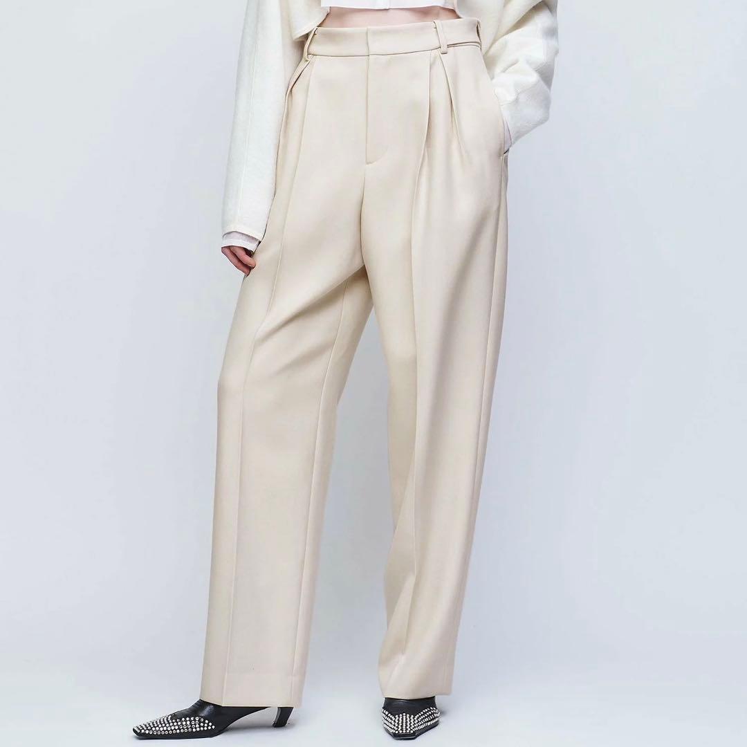 [AEWEN MATOPH] ツイル タック パンツ