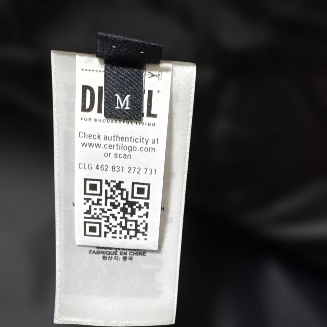 DIESEL ブラック ダウンベスト Mサイズ