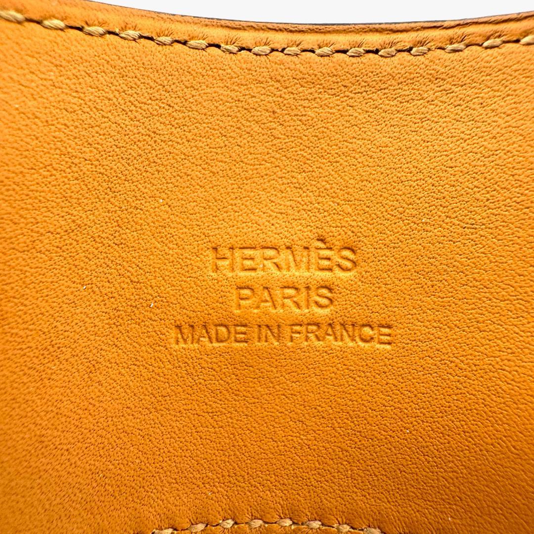 エルメス HERMES コリエドシアン バングル □X刻印 ブラック ゴールド