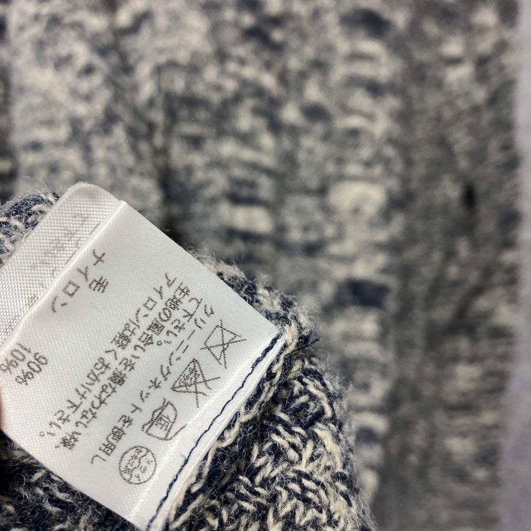 plantation ウール　ニットワンピース　M 美品　ケーブルニット