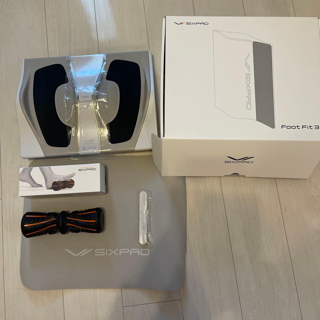 SIXPAD Foot Fit 3 新品同様　 フットローラーと、DVD付き