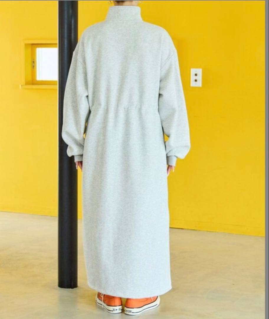 新品KELTY✖️FREAKSSTORE別注裏起毛ハーフジップウエストリボンワンピ