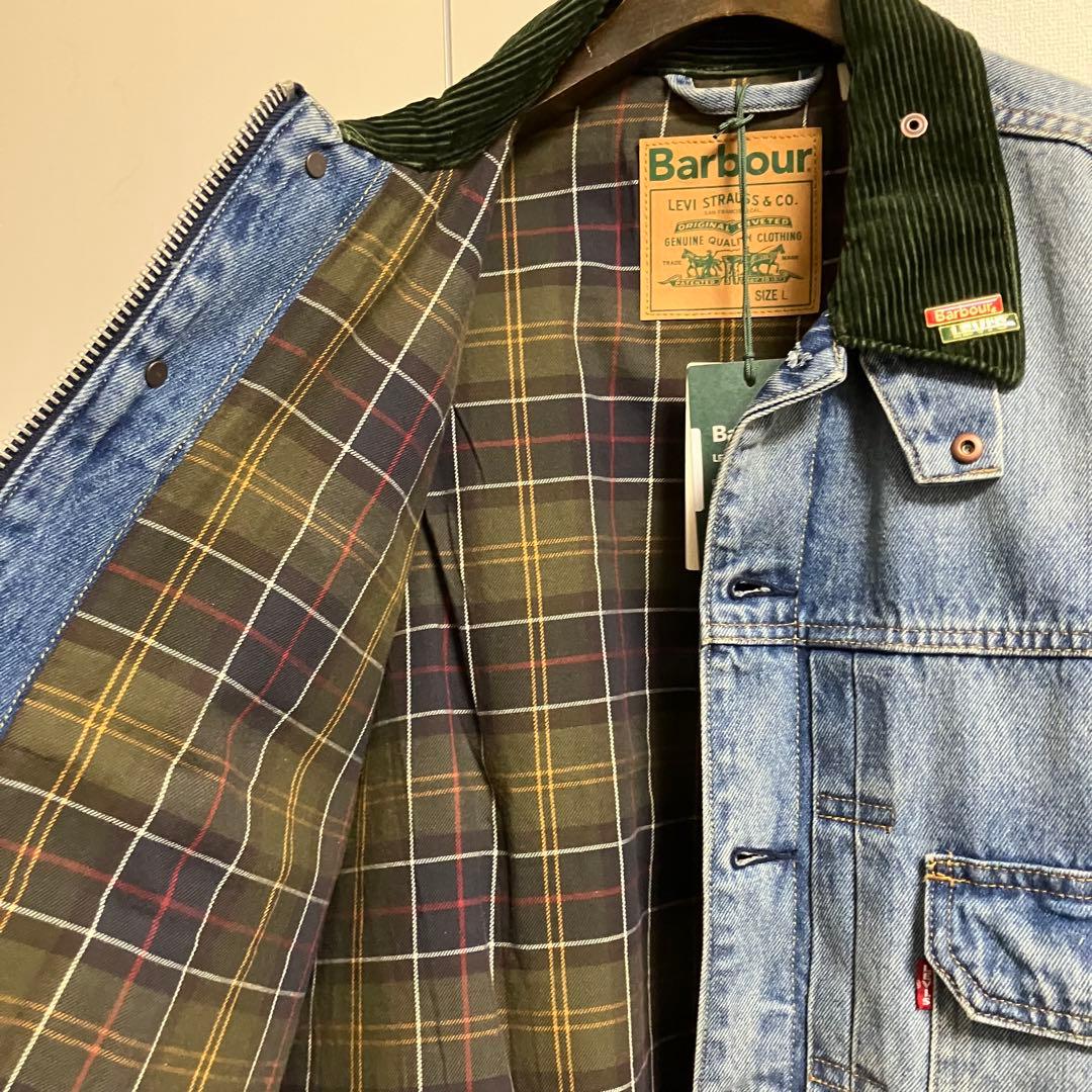 Barbour Levi's デニムジャケット Lサイズ