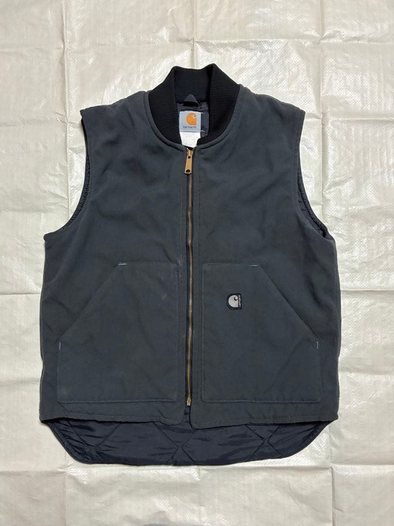 レア カーハート 腰ゴム USA製 ベスト carhartt ビンテージ CHR