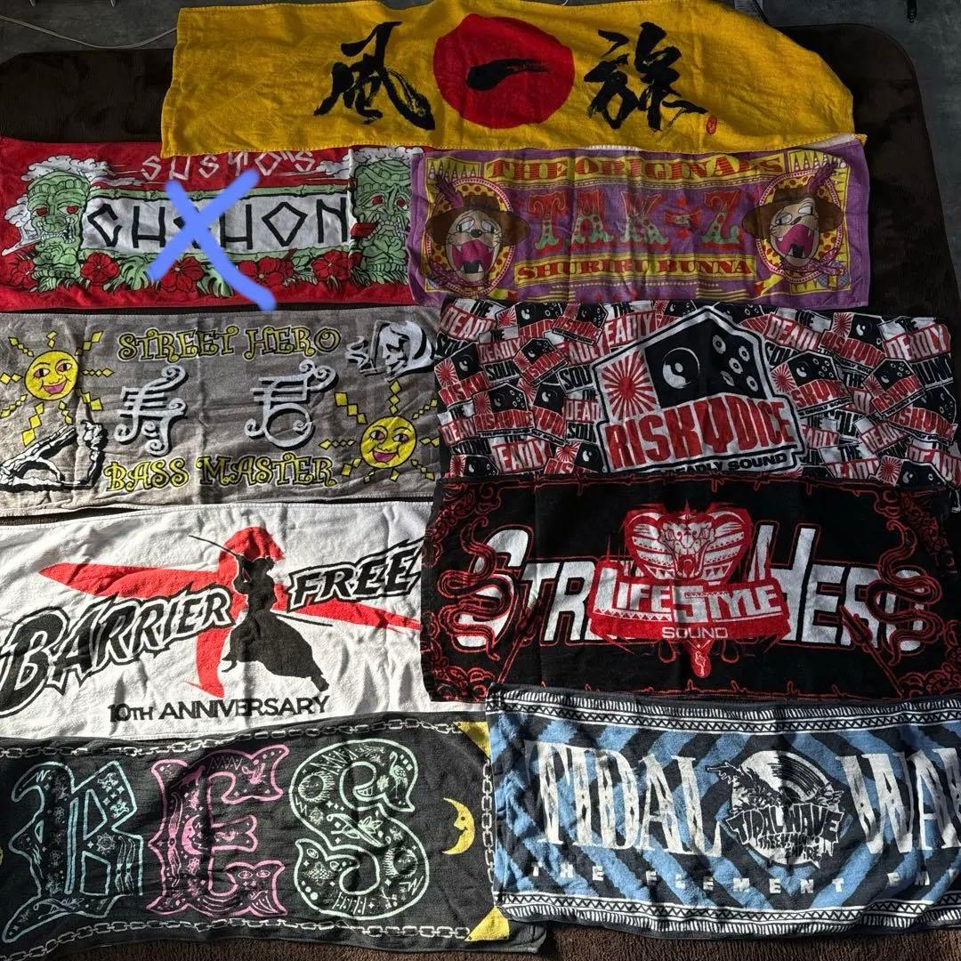 レゲエアーティスト　タオル各種