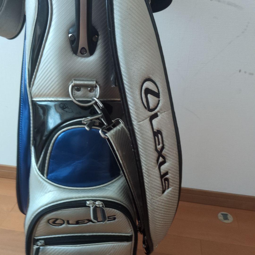 Lexus キャディバッグ ホワイト/ブルー