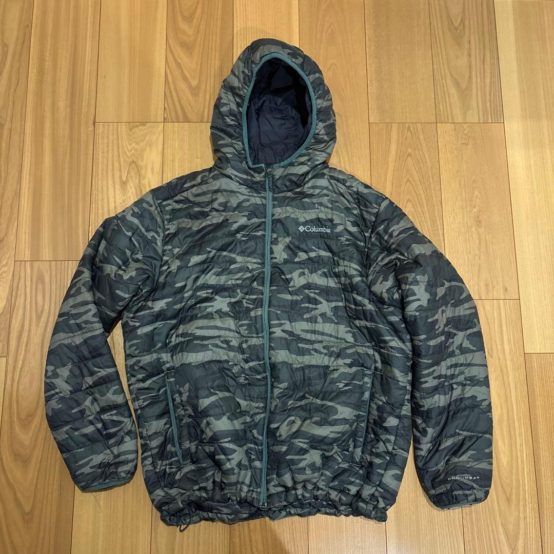 old Columbia カモフラ　迷彩　ダウンジャケット　古着 90s