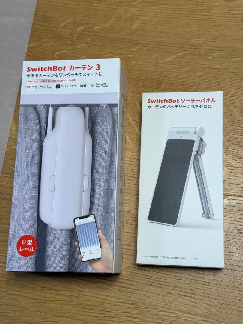 SwitchBot カーテン 3 ソーラーパネル セット販売　新品