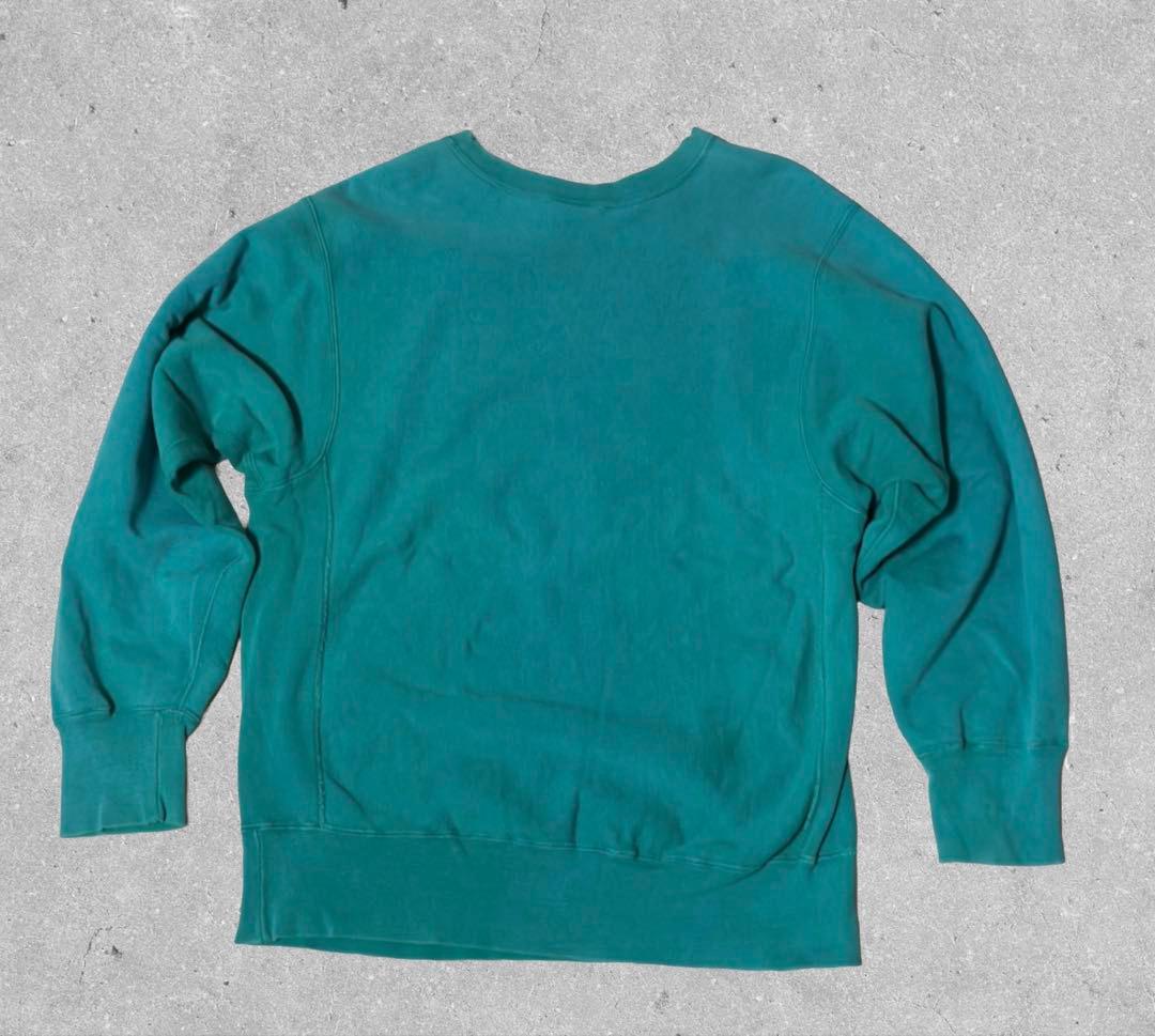 80s トリコタグ チャンピオン リバースウィーブ USA製 エメラルドグリーン