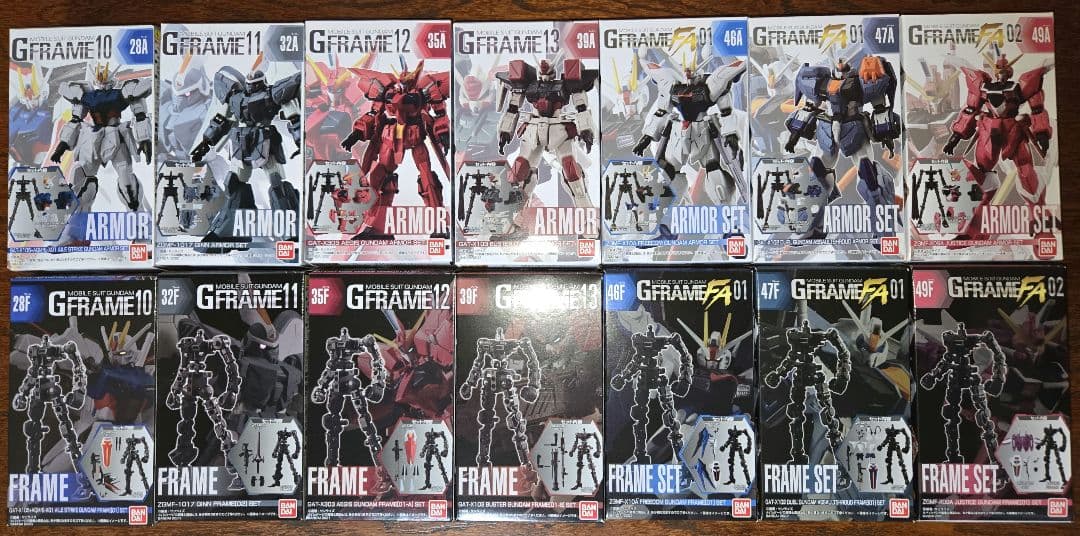 機動戦士ガンダムSEED Gフレーム セット