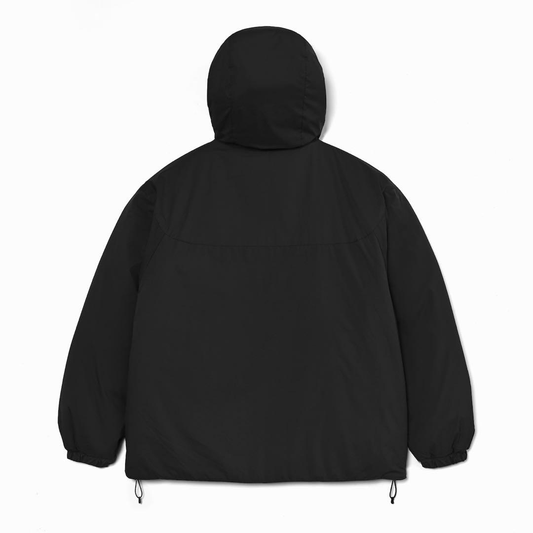 【ENNOY】PADDED NYLON HOODIE / BLACK