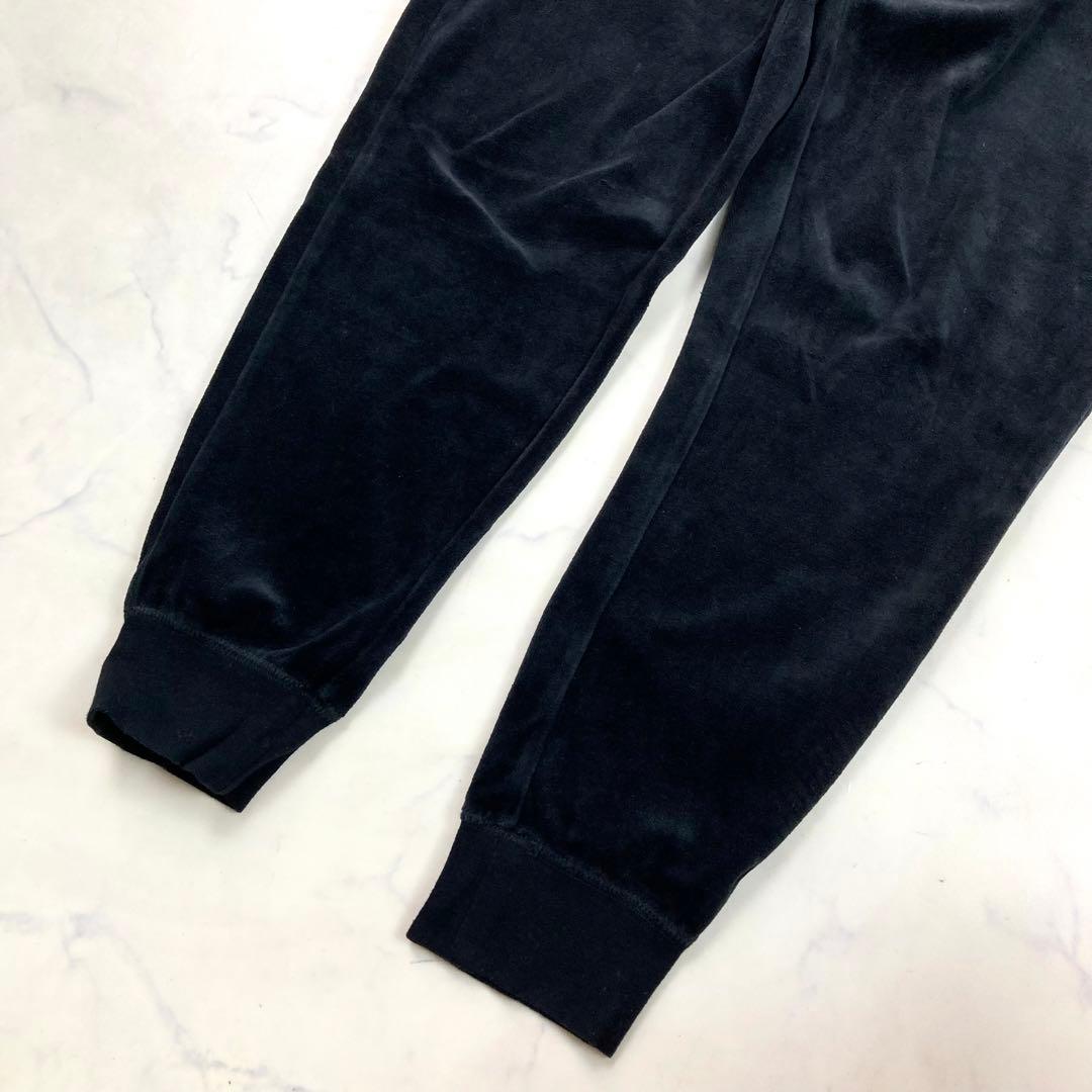 ポロラルフローレン ベロアセットアップ 上下　黒 ポニーロゴ ジャケット パンツ