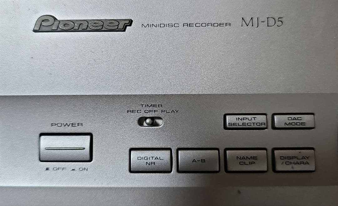 値下げ↓■Pioneer MJ-D5 ミニディスクレコーダー　MD