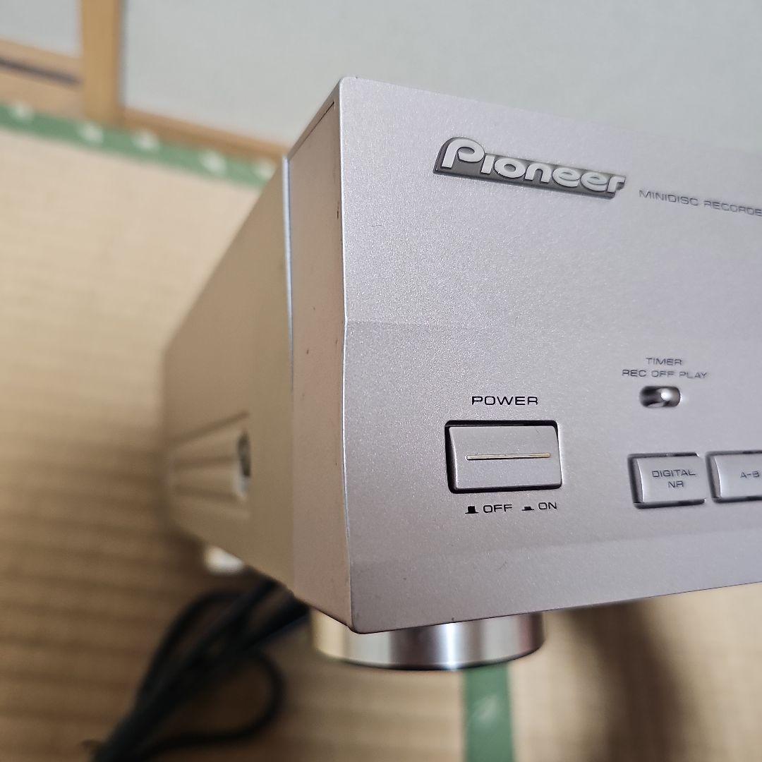 値下げ↓■Pioneer MJ-D5 ミニディスクレコーダー　MD