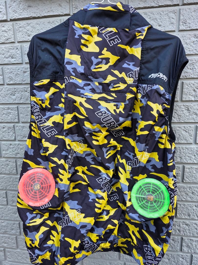 BURTLE サイズXL空調服 ベスト 限定色 バッテリー2つ充電セット夏値上げ