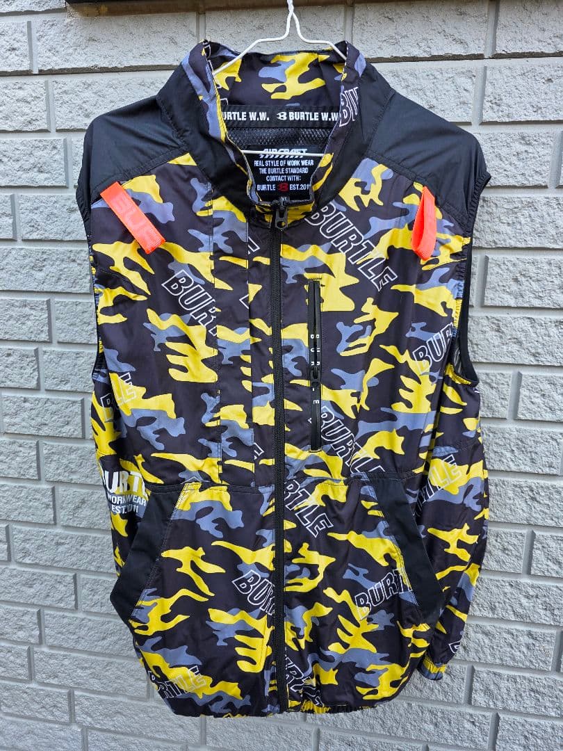 BURTLE サイズXL空調服 ベスト 限定色 バッテリー2つ充電セット夏値上げ