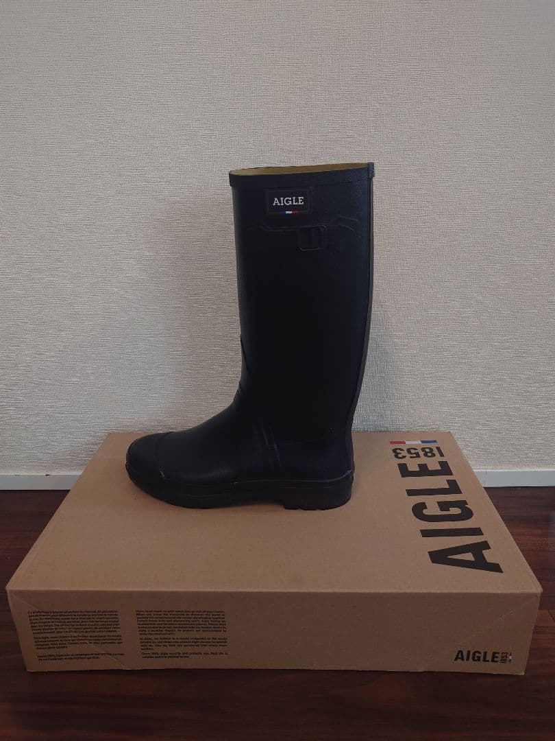 AIGLE 黒 長靴