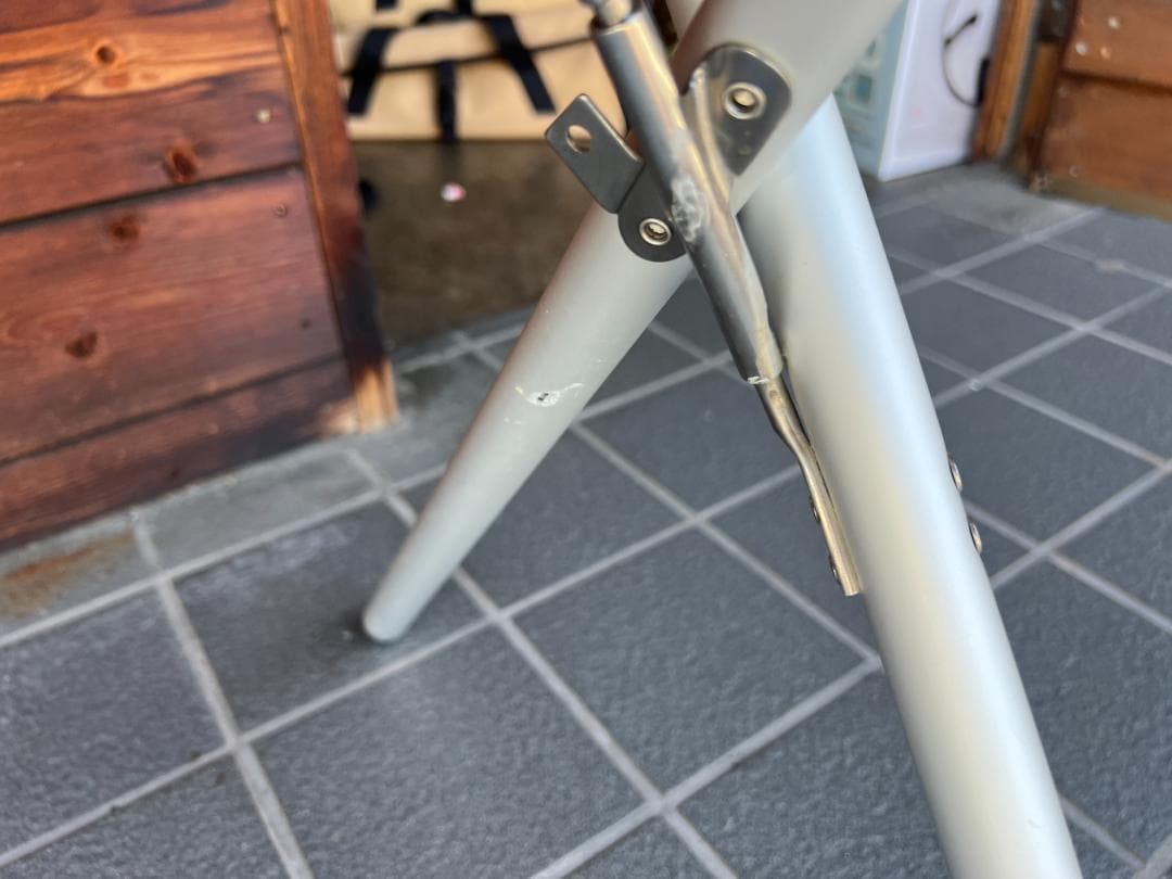 リユース　ワンアクションテーブルロング竹