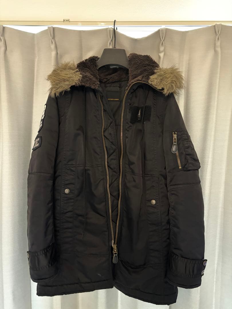 HYSTERIC GLAMOUR】プリマロフト コート ワッペン付き